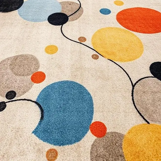 Abstract design carpet